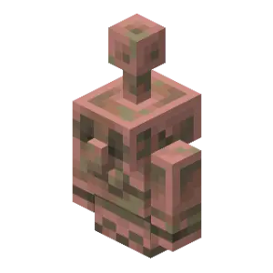 Tượng golem đồng bị phơi