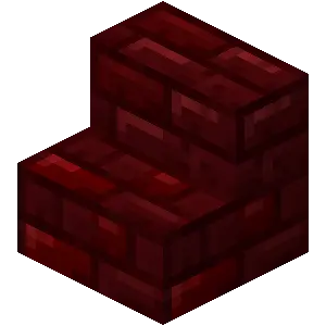 Cầu thang gạch Nether đỏ