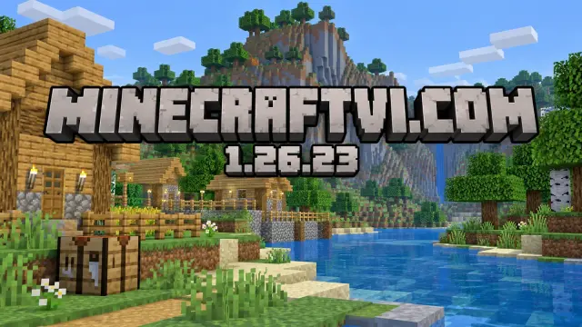 Minecraft PE 1.26.23 – Sửa Ô Vuông Đen Trên Android