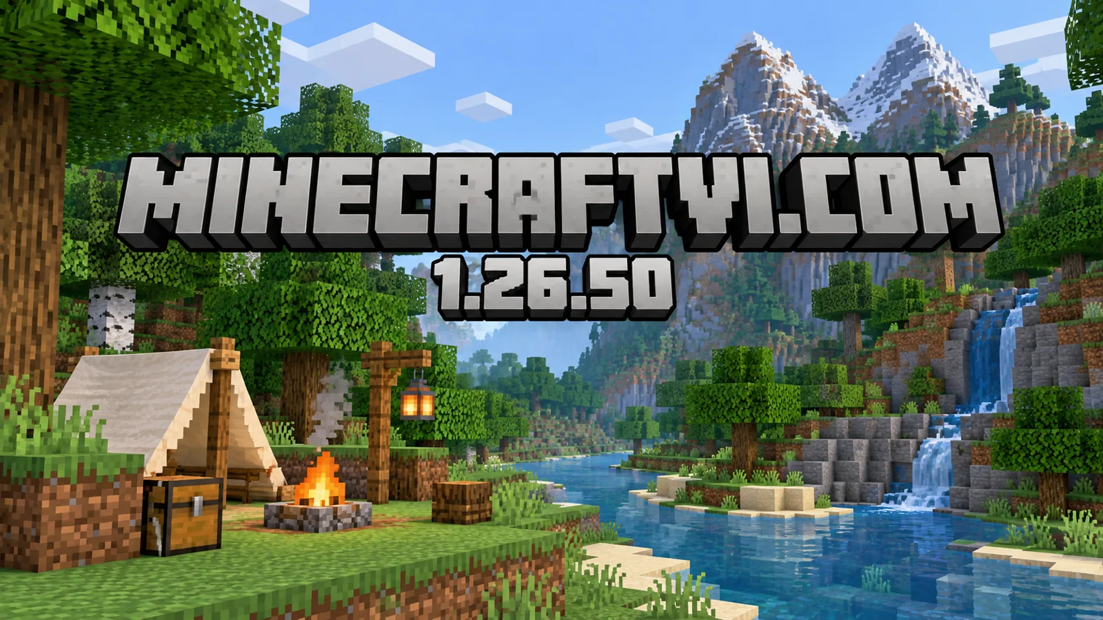 Minecraft PE 1.26.50 – Wilderness Bound Và Dappled Forest